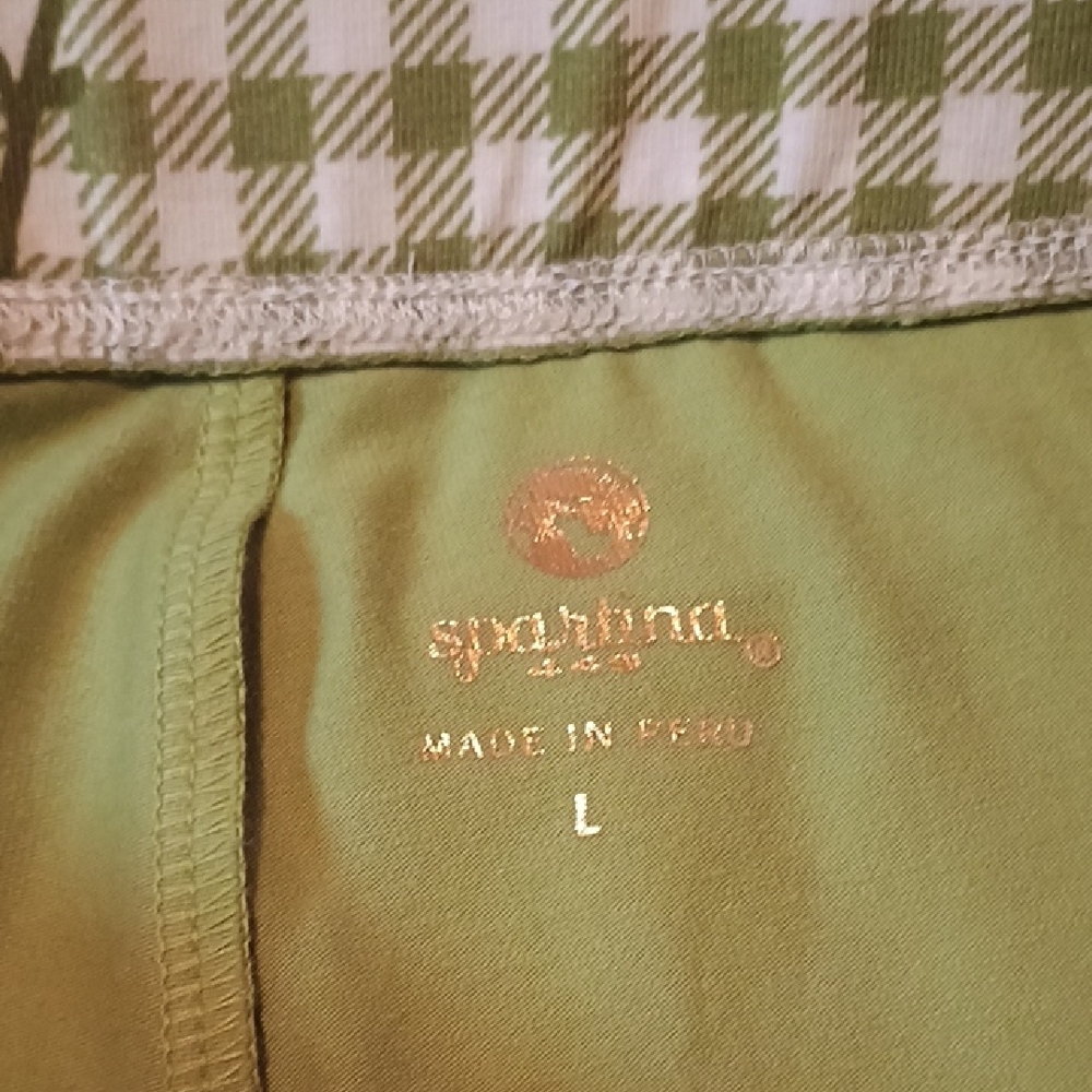 Spartina 449 Colleen Skort Castillo Gingham Serena Ric Rac Short Sleeve Zip Top - Picture 5 of 11